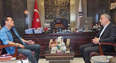 Başkan adayı Hakan Peker, Ünal'a hedeflerini ve projelerini anlattı