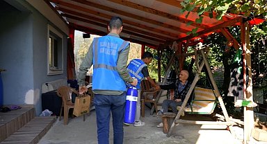 Başkan Tutuk, Yılmaz dedeye nefes verdi