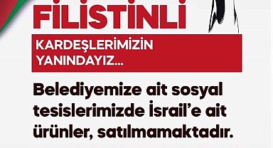 Bayburt Belediyesinden İsrail ürünlerine boykot çağrısı