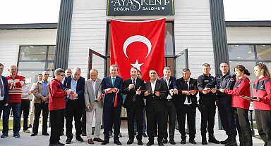 Bergama Belediyesi Ayaskent Düğün Salonu açıldı