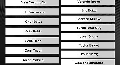 Beşiktaş'ın Antalyaspor maçı kamp kadrosu belli oldu