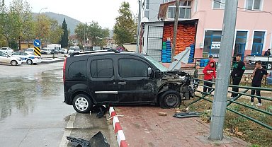 Bilecik'te yaşanan trafik kazasında 1 kişi yaralandı