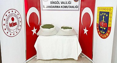 Bingöl'de 42 buçuk kilo uyuşturucu ele geçirildi