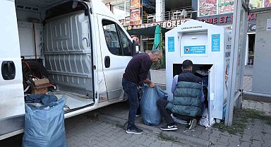 Bingöl'de iki haftada 3 ton 652 kilo tekstil atığı toplandı