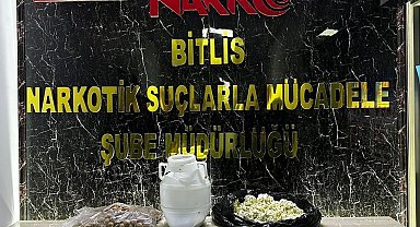Bitlis'te 3 kilo 50 gram metamfetamin ele geçirildi
