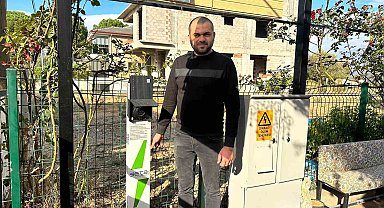 Buldan'a ilk araç şarj istasyonu kuruldu