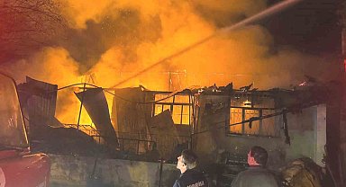 Çavdarhisar'da korkutan yangın