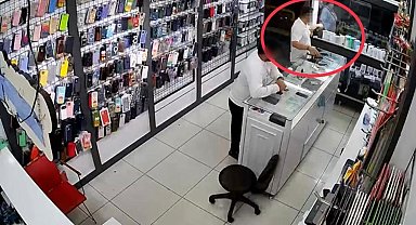 Cep telefonun çalınma anı kamerada