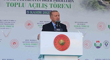 Cumhurbaşkanı Erdoğan: "Biz Filistin meselesinde Gazze'de yaşananlar konusunda gözükenden çok daha fazlasını yapıyoruz"