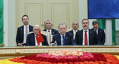 Cumhurbaşkanı Erdoğan: "Filistin'de tüm dünyanın gözleri önünde benzeri görülmemiş bir insanlık dramı yaşanıyor"