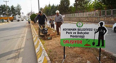 Daha yeşil bir Adıyaman için belediyenin çalışmaları devam ediyor
