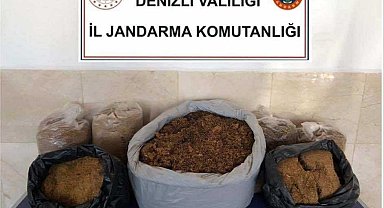 Denizli'de 51 kilo kaçak tütün ve 93 parça tarihi eser ele geçirildi