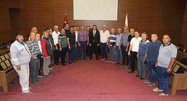 Döşemealtı'nda emekliye ayrılan 76 personele veda