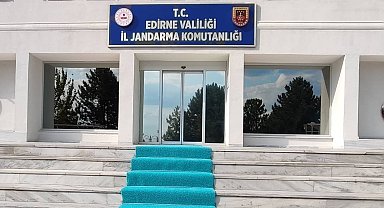 Edirne'de 13 yıl 4 ay hapis cezası bulunan şüpheli yakalanarak tutuklandı