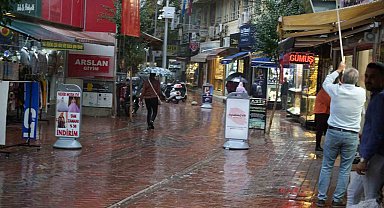 Edremit Körfezi'ne beklenen yağış geldi