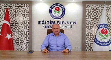 Eğitim Bir Sen Antalya Şube Başkanı Miran: "Sendikamsı yapı manipüle ediyor"
