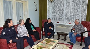 Emniyet Müdürü Aktaş'tan şehit ailesine ziyaret