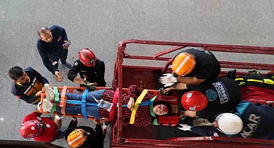 Erzincan Yıldırım Akbulut Havalimanı'nda deprem tatbikatı yapıldı