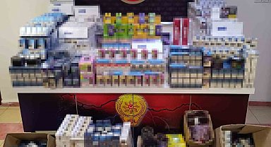 Erzincan'da 4 bin 884 adet kaçak sigara ele geçirildi