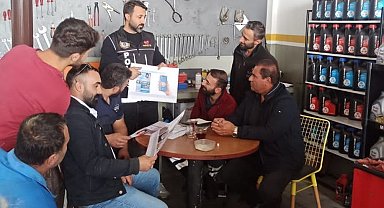 Erzincan'da narkotik polisleri vatandaşları bilgilendirdi