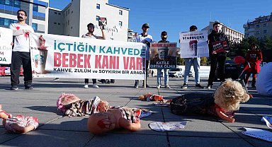 Erzurum'da Gazze için sessiz eylem