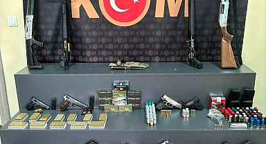 Eş zamanlı silah kaçakçılığı operasyonu: 23 gözaltı