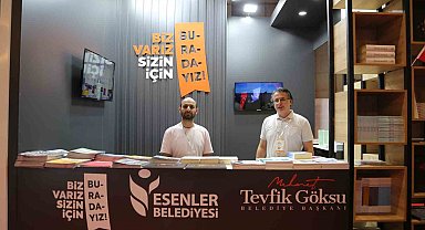 Esenler Belediyesi tüm yayınlarıyla kitap fuarında