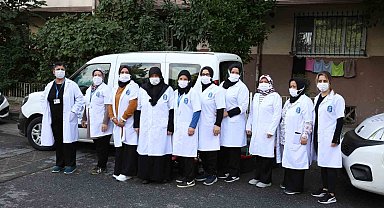 Eyüpsultan'daki evde temizlik ekibi her gün farklı bir mahallede