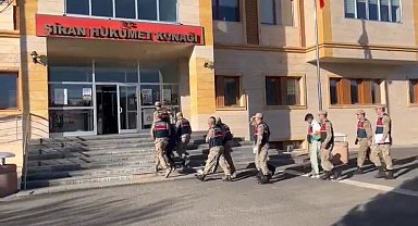 Gümüşhane'de 'Sarmal Operasyonu'nda 4 tutuklama