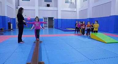 Güz dönemi jimnastik kursları yoğun ilgisini görüyor