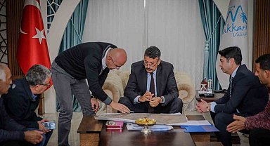 Hakkari'nin içme suyu sorununun çözümü için ilk adam atıldı