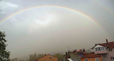 Hisarcık'ta gökkuşağı