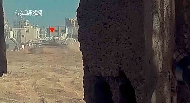 İzzeddin el-Kassam Tugayları, İsrail tanklarına düzenlediği saldırılara ait görüntüleri yayınladı