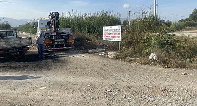 Kaçak moloz alanları iş birliğiyle temizlendi