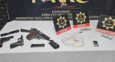 Karaman'da uyuşturucudan 3 kişi tutuklandı