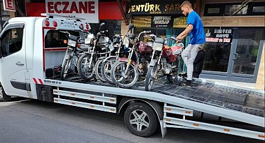 Karapınar'da motosiklet denetimi