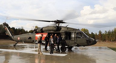 Kastamonu'da helikopter destekli trafik denetimi gerçekleştirildi