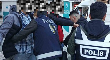 Kastamonu'da polis ekiplerinden denetim