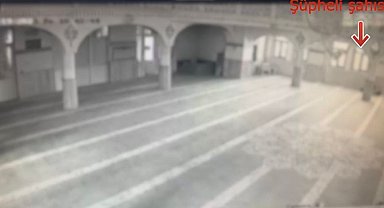 Kayseri'de 5 ayrı camiden hırsızlık yapan şahıs önce kameraya sonra polis yakalandı