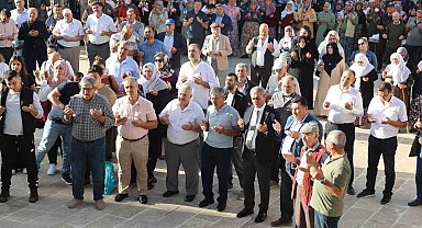 Koçarlı'da Umre yolcuları dualarla uğurlandı