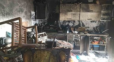 Komşuların dikkati, yangının büyümesini engelledi