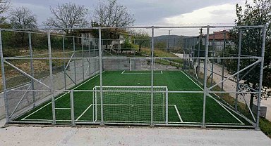 Köylere futbol sahası yapılıyor