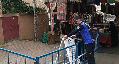 Kurallara uymayan esnafın tezgahı kapatıldı