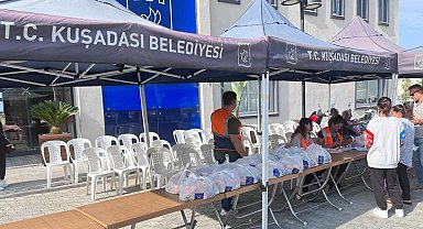 Kuşadası Belediyesi'nden 3 bin 100 öğrenciye beslenme desteği