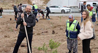Kütahya OSB'de fidanlar toprakla buluştu