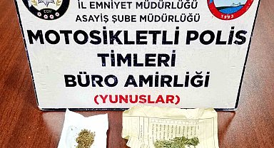 Kütahya'da bir şahsın üzerinde uyuşturucu ele geçirildi