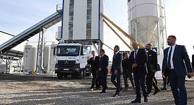 Malatya'da beton üretim santrali faaliyete başladı