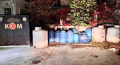 Manisa'da sahte içki operasyonu