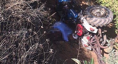 Manisalı yaşlı çiftçi devrilen traktörünün altında kalarak hayatını kaybetti