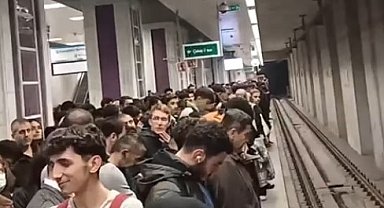 Metro arızalandı, vatandaşlar mağdur oldu